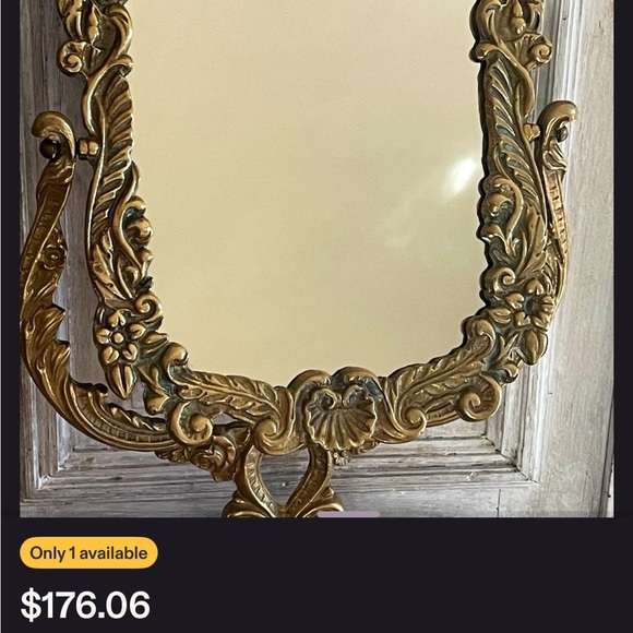 Antique gilded bronze Ornate frame piece - Picture 15 of 15